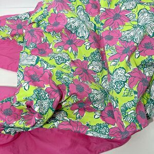 Lilly Pulitzer Blanket 50x52 Bloomin Cacoonin Floral Pink Bedding Softshell Fill